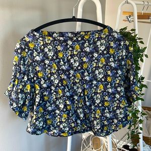 size 8 floral top H&M